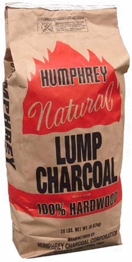 Humphrey Charcoal Hardwood Lump Bag, 20 lb